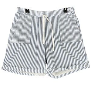J Jill Relaxed Drawstring Shorts Womens M Casual Lounge Coastal Summer Wear